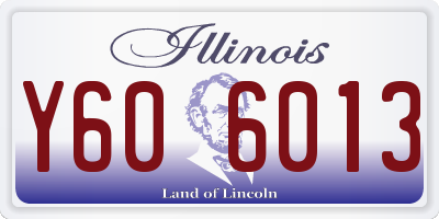 IL license plate Y606013