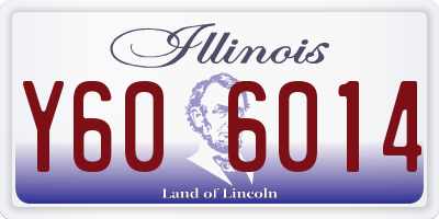 IL license plate Y606014