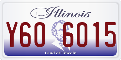 IL license plate Y606015