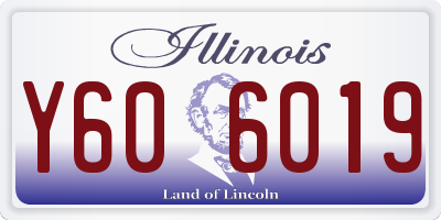 IL license plate Y606019