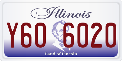 IL license plate Y606020