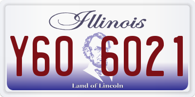 IL license plate Y606021