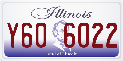 IL license plate Y606022