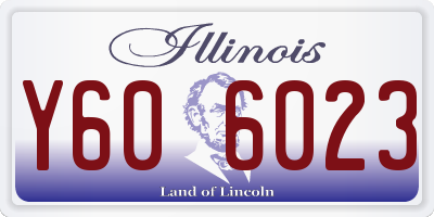 IL license plate Y606023
