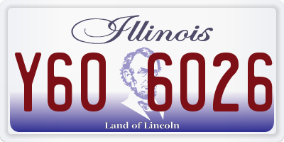 IL license plate Y606026