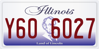 IL license plate Y606027