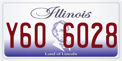 IL license plate Y606028