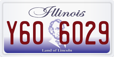 IL license plate Y606029