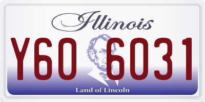 IL license plate Y606031