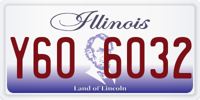 IL license plate Y606032