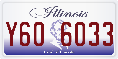 IL license plate Y606033