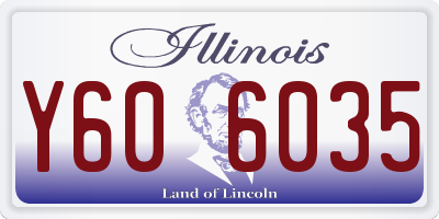 IL license plate Y606035