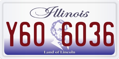 IL license plate Y606036