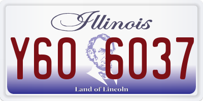 IL license plate Y606037