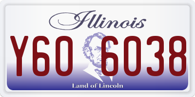 IL license plate Y606038
