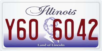 IL license plate Y606042