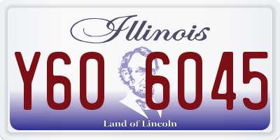 IL license plate Y606045