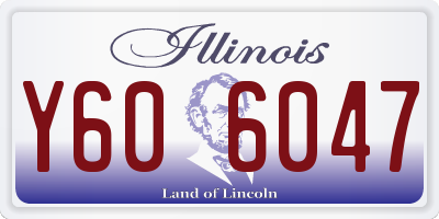 IL license plate Y606047