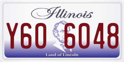 IL license plate Y606048