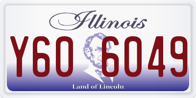 IL license plate Y606049