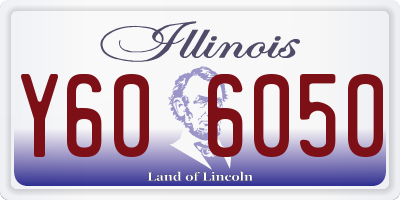 IL license plate Y606050