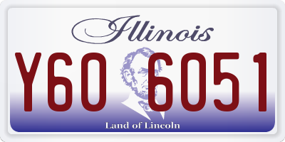 IL license plate Y606051