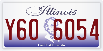 IL license plate Y606054