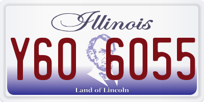 IL license plate Y606055