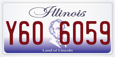 IL license plate Y606059