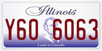 IL license plate Y606063