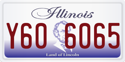 IL license plate Y606065