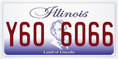 IL license plate Y606066