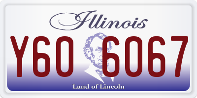 IL license plate Y606067