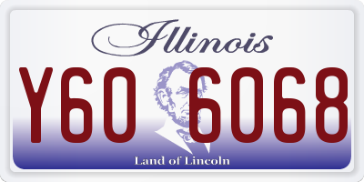 IL license plate Y606068
