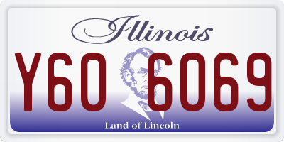 IL license plate Y606069