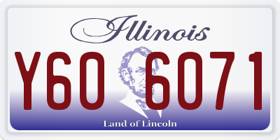IL license plate Y606071
