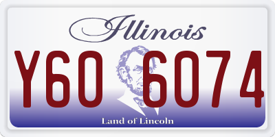 IL license plate Y606074