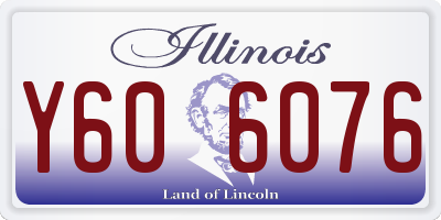 IL license plate Y606076