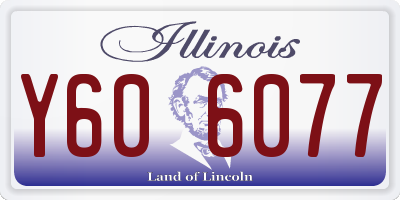 IL license plate Y606077