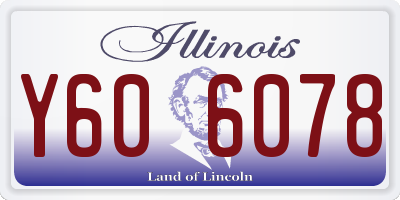 IL license plate Y606078