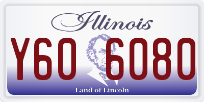 IL license plate Y606080