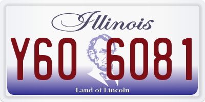 IL license plate Y606081