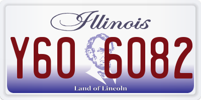IL license plate Y606082