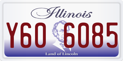 IL license plate Y606085
