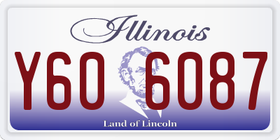 IL license plate Y606087