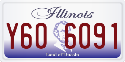 IL license plate Y606091