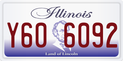 IL license plate Y606092