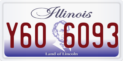 IL license plate Y606093