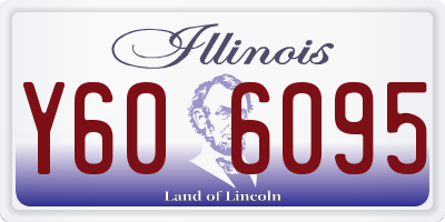 IL license plate Y606095