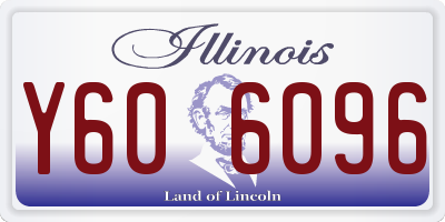 IL license plate Y606096